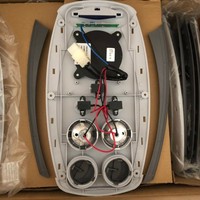 Système d'éclairage automobile en plastique 24V, nouveau, double aérateur intérieur avec lumière LED pour bus WJC-C-011