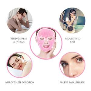 Aofit Máscara Facial de Gelo com Gel Terapêutico Reutilizável, Máscara de Gel de Luxo <span class=keywords><strong>Anti</strong></span>-Envelhecimento e Refrescante para Dormir - Product Image 5