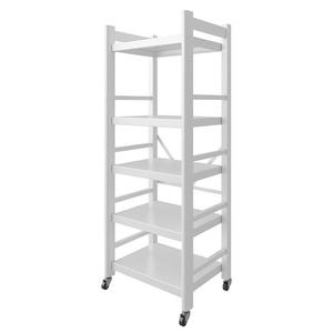 Multifunctional Durable Eco-Friendly Metal Non-folding Five-Tier Kitchen Floor Living Room Sundries <b>Storage</b> <b>Rack</b> for Micro - Product Image 1