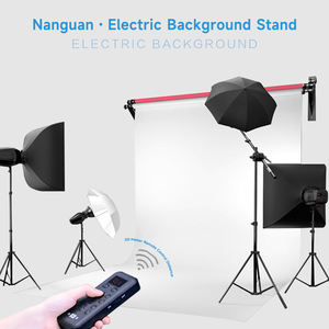 <span class=keywords><strong>Nan</strong></span> Guan Aleación de aluminio Fondo eléctrico Ascensor Marco de montaje Estudio Soporte de papel Estudio fotográfico Control remoto inalámbrico - Product Image 2