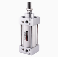 Cylindre pneumatique de tige de Piston de série SC cylindre Standard de corps en acier inoxydable à grande poussée SC32 * 125