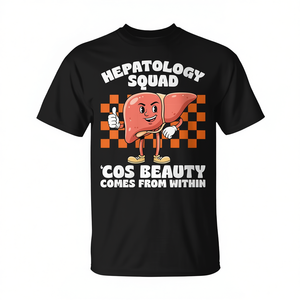 T-shirt de l'équipe d'hépatologie pour les professionnels de la santé et les étudiants - Product Image 2