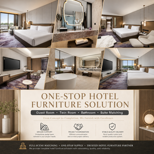 Juego de Muebles Modernos de Lujo para Habitaciones de <span class=keywords><strong>Hotel</strong></span>, Habitaciones Dobles, Baños, Solución Integral para Proyectos OEM ODM - Product Image 2