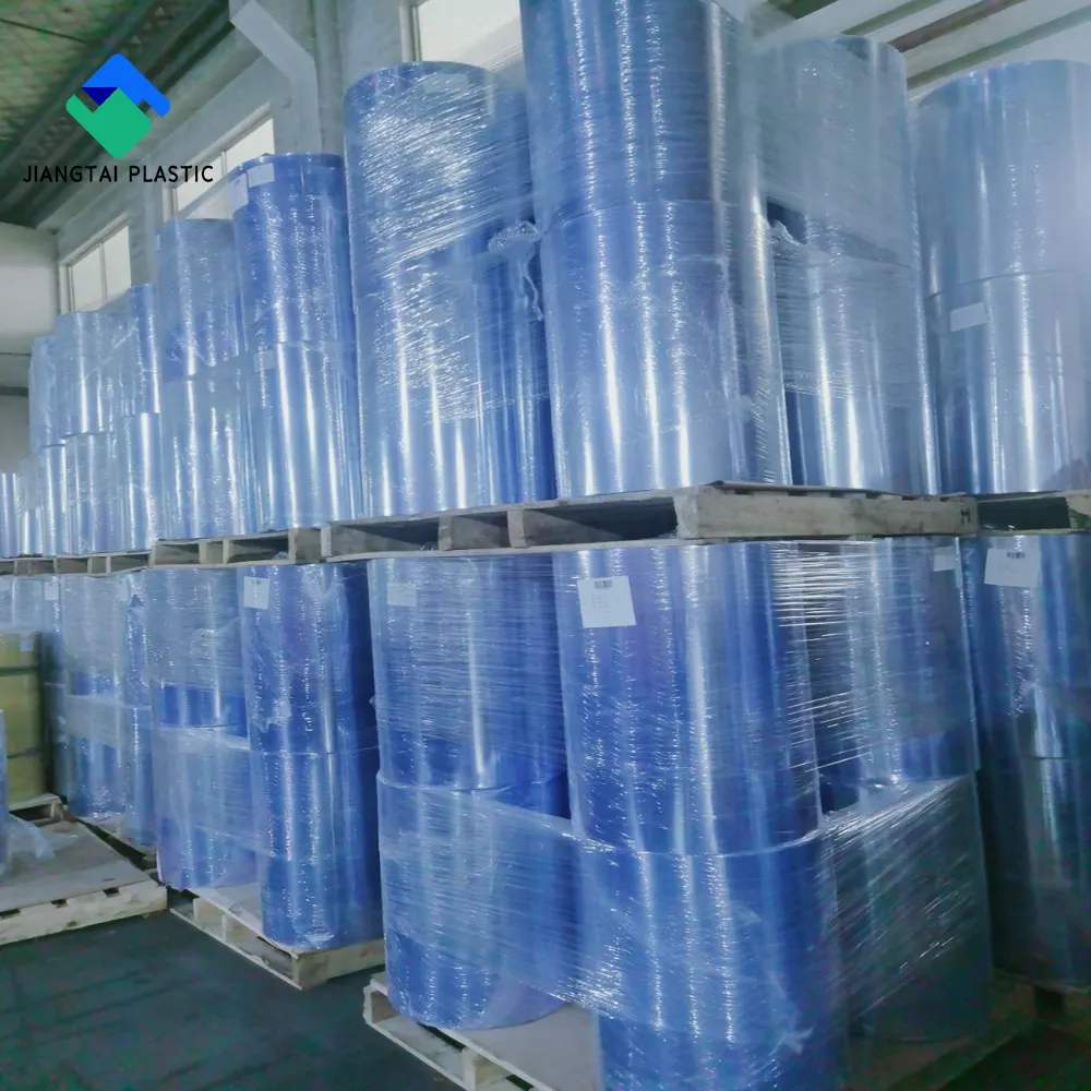 Жесткий термоформовочный прозрачный ПВХ-лист Jiangtai 0,2 мм/0,5 мм/0,8 мм/1 мм/1,5 мм, рулон ПВХ-пластиковой пленки