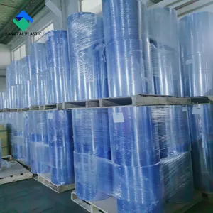 Jiangtai 0.2Mm/0.5Mm/0.8Mm/1Mm/1.5Mm Stijve Thermovormen Clear Pvc Transparant sheet Pvc Plastic Film Roll