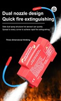 Système d'extinction d'incendie par aérosol sur rail à double activation pour appareillage de commutation et armoire de distribution électrique