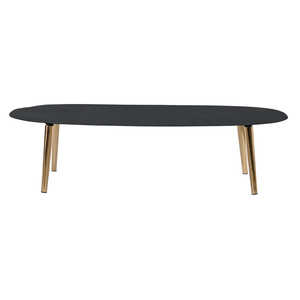 TABLE BASSE EN FER 122x60x30 NOIR BRUT - Product Image 3