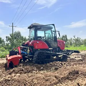 Cultivateur de chaume-Tracteur de marche Râteau de motoculteur monté attaché au tracteur cultivateur de plongée profonde