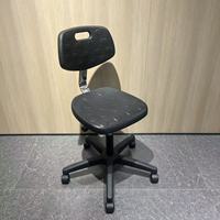 Chaise de bureau d'atelier en polyuréthane durable, tabourets pour comptoir de caisse de réception de supermarché, résistant à l'eau et aux taches