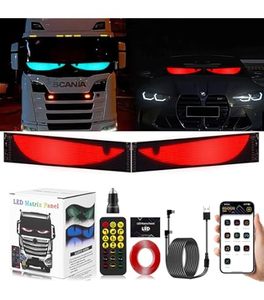 Smart App Programmable <span class=keywords><strong>Diable</strong></span> Yeux Lumière Led Animé Affichage Écran Électronique Led Indicateur Yeux Animés pour Voitures Led - Product Image 1