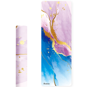 Tapis de yoga en PU de qualité supérieure épaissi de 6mm-anti-déchirure et résistant à la sueur, professionnel pour la salle de sport et la maison - Product Image 1