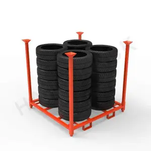 Warehouse And Garage Storage Solution Stacking Rack For Tire Storage
