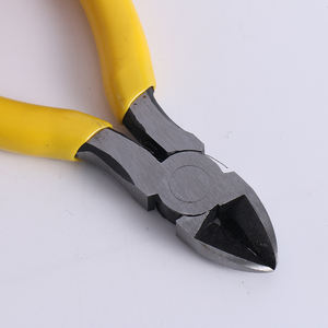 Penjualan laris Tang sisi Diagonal tajam 5 "pemotong kawat kabel profesional pegangan baja kelas DIY gagang plastik OEM dapat disesuaikan - Product Image 5