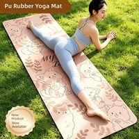 Tapis de yoga professionnel antidérapant, base en caoutchouc végétal, texture en fibre de coco
