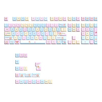 Stock Meow Sauce Mechanical Keyboard Keycaps 125-key Mini Full Set Original-height PBT Side-printed Light Transmission Keycaps