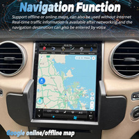 Reproductor de Video para Auto Estilo Tesla de 9.7 Pulgadas para Land Rover Discovery 4 LR4 2009-2016, Navegación GPS, Radio, Unidad Principal Android para Auto