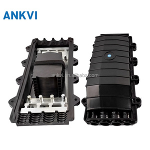 กล่องต่อสายไฟเบอร์ออปติกแบบแนวนอน XRT-016 144 คอร์ 4 เข้า 4 ออก พร้อมซีลเชื่อมต่อแบบกลไก IP65 ผลิตจากพลาสติก PC อัลลอย - Product Image 2