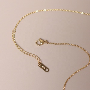 Collier romain rétro à clavicule, en acier inoxydable 18k, reine, Double face, vintage, chaîne, ras du cou - Product Image 6
