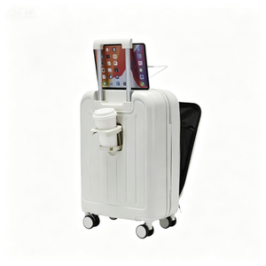 Maleta de Viaje con Ruedas Giratorias ABS Recargable con Apertura Frontal de 20 Pulgadas, Ligera, Anti-Robo, Impermeable, para Hombre - Product Image 5