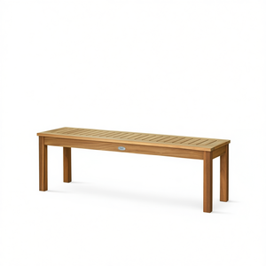 Panca da Esterno in Legno di Acacia 52 Pollici, Design Moderno e Contemporaneo Durevole per Giardino - Product Image 1