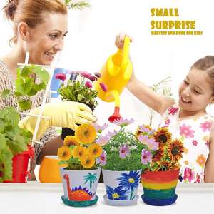 Anak-anak Kerajinan Menanam Panci Bunga Tumbuh Menggambar Mainan Set untuk Anak-anak Seni Kerajinan Buatan Tangan - Product Image 6