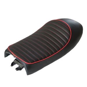 Universal motocicleta Retro Cafe negro marrón conductor asiento individual soporte de resorte Kit de montaje Sportster asiento <span class=keywords><strong>Bobber</strong></span> para CG <span class=keywords><strong>125</strong></span> - Product Image 1