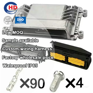 Haidie90ピン自動車アルミニウムエンクロージャーPCBECUボックスケースECMPCM HD-90HAJ 211PL902Y0008/PPI0001336 211PC902S0009/211PC902S0008 - Product Image 1