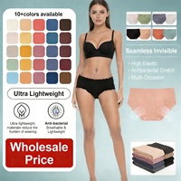 Bikini sans couture pour femmes OEM 2025, sous-vêtements sexy, bikini taille basse, culotte respirante pour femmes, culottes, sous-vêtements