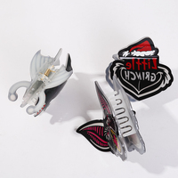 Griffes de cheveux personnalisées européennes et américaines pour Halloween Griffes de cheveux de chauve-souris d'animaux de dessin animé Griffe de cheveux Grinch personnalisée
