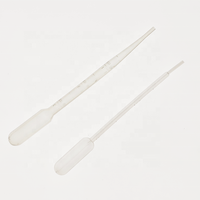 Pipette de transfert jetable de laboratoire bon marché Pipette de transfert en plastique Pasteur 1ml 3ml 5ml Pipette Pasteur