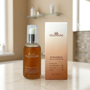 Suero Facial Celloyoung Bio Secret 30ml con Ácido Hialurónico, Hidratante, Reafirmante, Iluminador y Antienvejecimiento, con Oro - Product Image 2