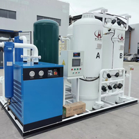 Usine de production d'oxygène PSA conteneurisée 93%-99,5% 50 Nm³/h, équipement O2 pour grands hôpitaux avec fonction PLC à distance
