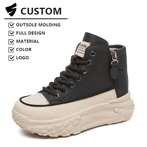 All'ingrosso Sneakers pesanti Casual da <span class=keywords><strong>donna</strong></span> su misura con plateau alto stile autunnale da uomo <span class=keywords><strong>scarpe</strong></span> <span class=keywords><strong>sportive</strong></span> con fondo spesso alla caviglia - Product Image 6