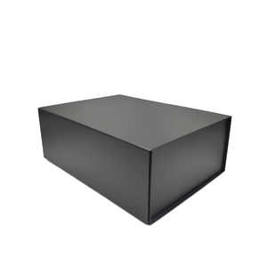 Boîtes de parfum en carton à fermeture rabattable magnétique noire avec logo personnalisé Emballage en papier de luxe - Product Image 2