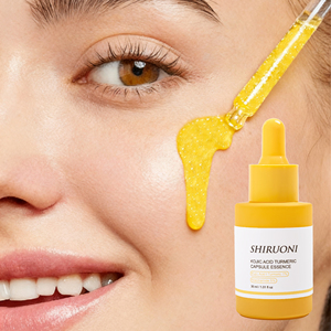 Veganes Bio-Gesichtsserum zur Aufhellung dunkler Flecken – Mikrokapsel-Essenz mit Kojisäure und Kurkuma für die Hautpflege, Eigenmarke - Product Image 1