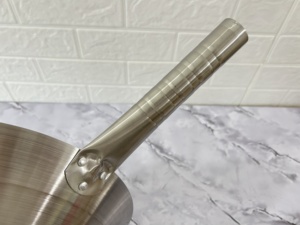 Wok de cuisson professionnel en acier inoxydable sans revêtement, écologique, pour restaurant, grandes tailles 30/32/34/36/38/<span class=keywords><strong>40</strong></span>/43 cm, vente en gros - Product Image 2