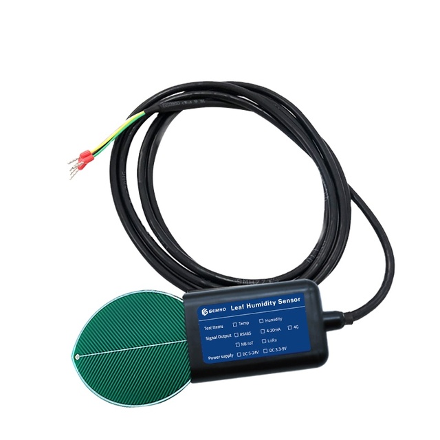 RS485/4-20mA Leaf Humidity and Temperature Sensor 4G/NB-IOT Leaf Detector For Smart Agriculture Sensor Leaf Moisture Recorder
