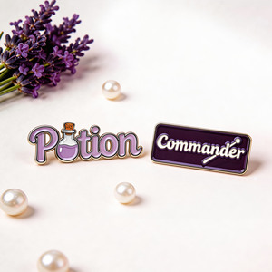 Metal <b>Pin</b> Gold Plated Hard Enamel Rectangle Shape Art Collectible Lapel <b>Pin</b> - Product Image 5