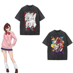Wholesale DANDADAN Ayase Momo Shiratori Aira <b>Ken</b> Cosplay Color Printing Short Sleeve for Men Anime Wash <b>T</b> <b>Shirt</b> - Product Image 1