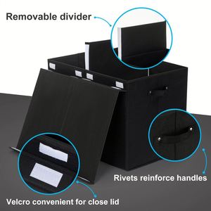 Wholesale Toy Box Storage Chest with Divider <b>Large</b> Sturdy Toy <b>Bin</b> Organizer Basket with Lid for Kids - Product Image 4