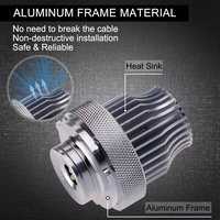Phare LED sans erreur Canbus 6000K 12v Angel Eyes pour série 5 E60 E61 LCI 520 523 525 530 2003-2010