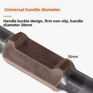 Marteau de démolition électrique 65A, outil de jardinage pour le déneigement du sol, le creusement de tranchées et la découpe des bords - Product Image 5