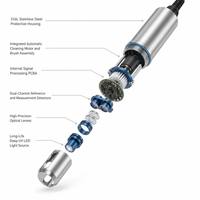 Analyseur de DCO en ligne JDTSA-CODII 0-300 Mg/L, capteur d'absorption UV multiparamètres, brosse autonettoyante pour eaux usées