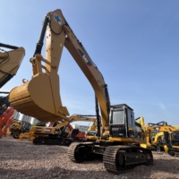 Excavatrice sur chenilles Caterpillar CAT336D d'occasion de haute qualité et haute performance, 36 tonnes, remise à neuf, en excellent état, grande pelle