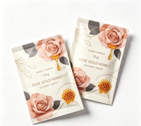 Sachets de Miel Faciles à Ouvrir, Personnalisables, Jetables, pour Échantillons de Miel Recyclables et Pratiques avec Ligne de Déchirement
