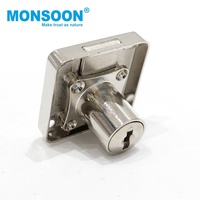 Accessoires de quincaillerie modernes, serrures de tiroir pour meubles, pour appartement, hôtel, salle de bain, école - Aluminium/Acier inoxydable/Alliage de zinc