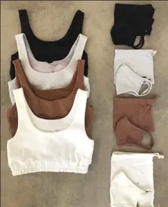 2022 Neuzugang Damen doppelt gefütterte Schichten Weste Crop Tops Tank Top für Damen bekleidung