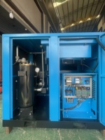 Compresseur d'air à vis à vitesse fixe 37KW/50HP-débit d'air 6.1m ³/min, construction en fonte et prix d'usine direct