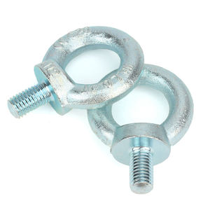 Parafuso Olhal GB 825 em Aço Carbono Zincado Azul-Branco para Aplicações de Elevação Pesada - Product Image 1