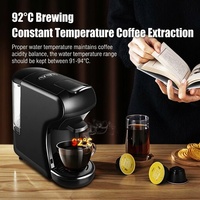 Machine à café multi-capsules électrique universelle 5-en-1, machine à expresso automatique 19 bars, compatible avec les dosettes NS DG K-Cup et la poudre
